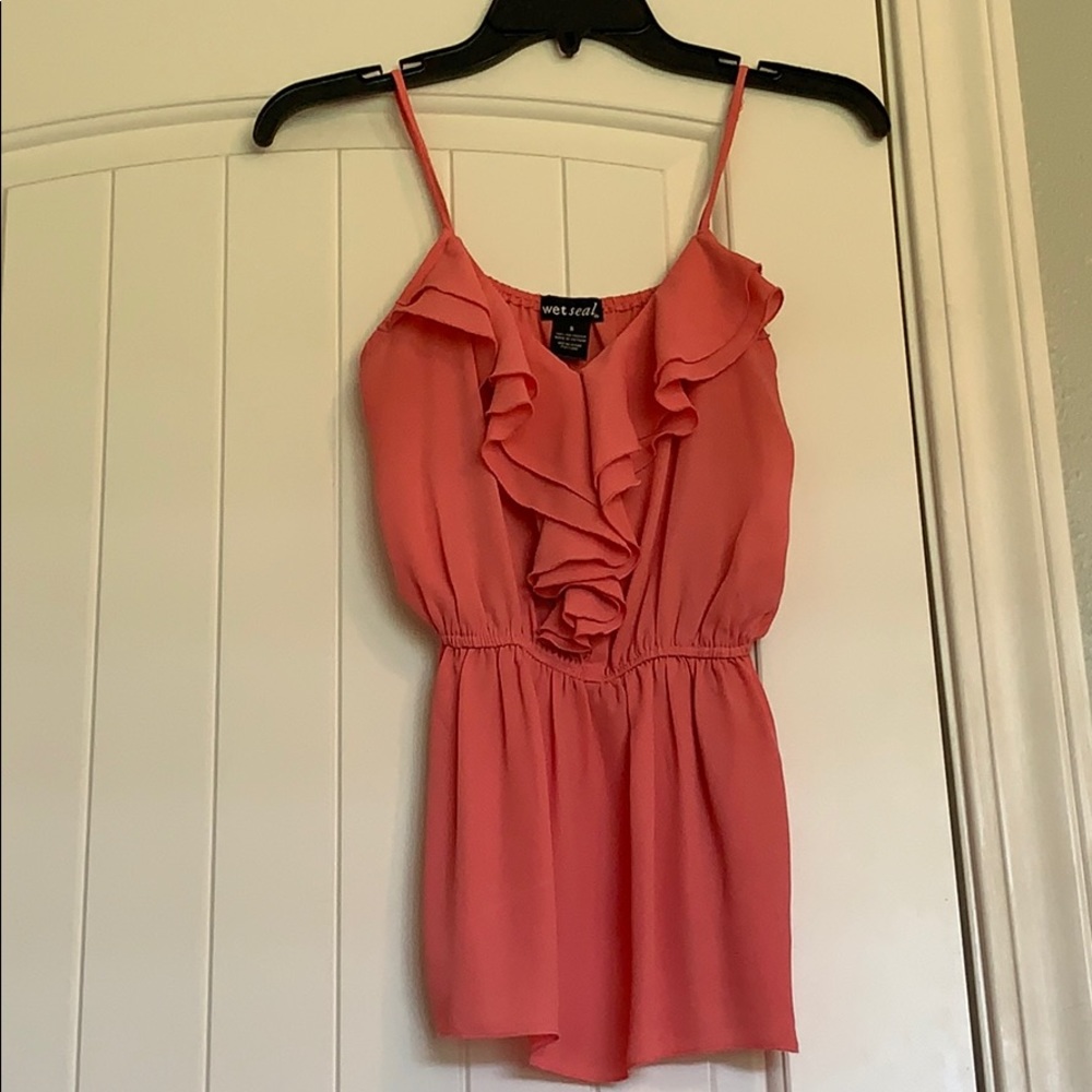 Wet Seal Salmon Tank Top